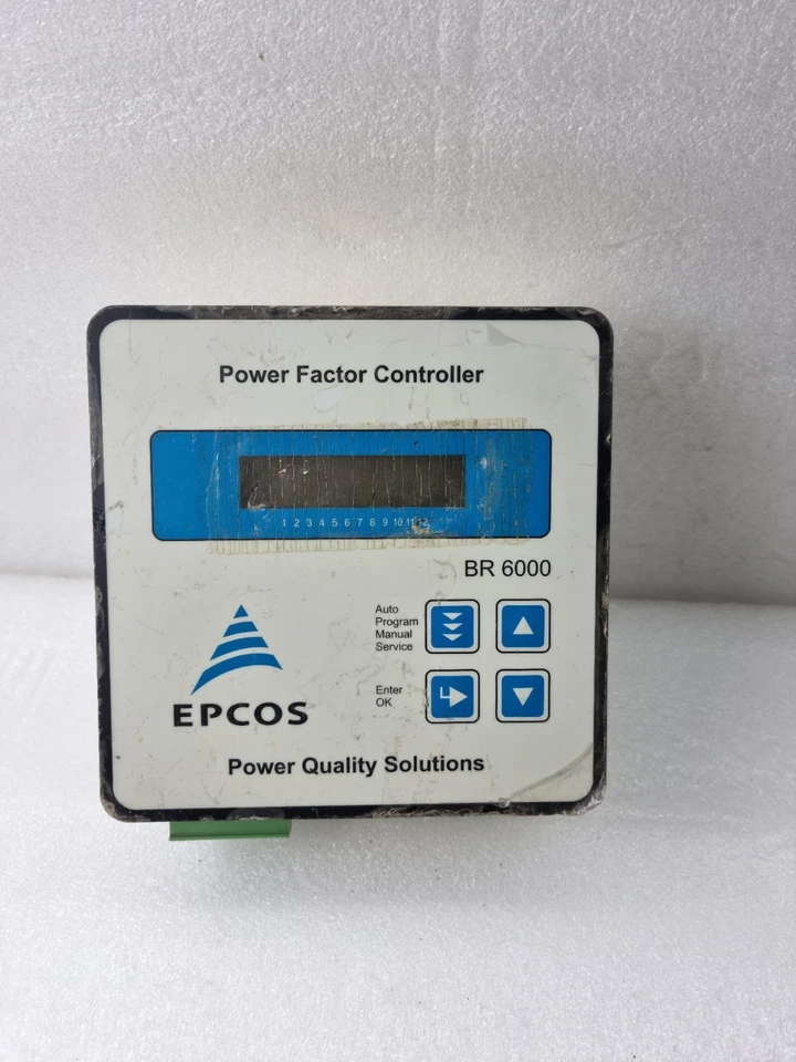 EPCOS BR 6000 POWER FACTOR CONTROLLER | POWER QUALITY SOLUTIONS (USED CONDITION)